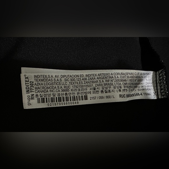 304 ZARA | NWOT Black Satin Slip Dress Button Front Midi Evening Dress (Size L) - Picture 8 of 15